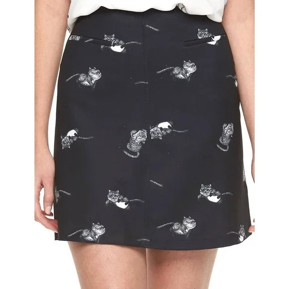 Disney's Alice Through the Looking Glass Cheshire Cat Miniskirt, Size 12 - Picture 11 of 12